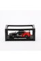 1:24 Scale Model Vehicle with Sound and Light, 4 Doors, Opening Hood and Trunk, with Stand, Gtr Black Red - 3