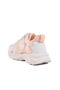 White Powder Velcro Mesh Girls' Sports Shoes - 4
