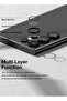 Samsung Galaxy S26 Ultra 5G 2026 Premium Alloy Ring Camera Lens Tempered Glass Protector Shield - 4