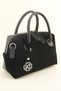 Women's Genuine Leather Suede Leather Cylinder with Long Strap and Accessories Clutch Bag - 3