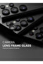 Samsung Galaxy S26 Ultra 5G 2026 Premium Alloy Ring Camera Lens Tempered Glass Protector Shield - 3