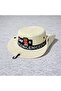 Sunny Bear Safari Straw Children's Hat (Two-Way Use) (with Snap Fasteners) - 2