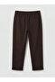 Lcw vision brown elastic waist boy's pants - 2
