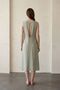 My Fashion Sleeveless U-Neck and Low-Cut Maxi Dress - 5