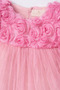 Baby Girl Rose Dress Princess Model Pink Special Occasion - 3