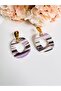 Steel Gold Hoop Earrings 7 cm