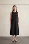 My Fashion Sleeveless U-Neck and Low-Cut Maxi Dress