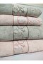 Ahenk 2 Pieces 50X90 cm and 2 Pieces 90X150 cm 100% Cotton High Grammage Bathroom Set - 2