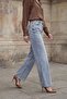 My Fashion High Waist Straight Leg Denim Pants - 4