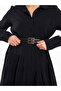 Belt Pcs Ruffled Asymmetrical Dress 111703 - 8