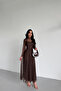 Crew Neck Lace Detailed Dress - 2
