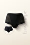 Non-Marking High-Waisted Brazilian Micro Tulle Women's Panties - Easyshape - 3