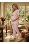 New Season Powder Shawl Collar Summer Special Design 100% Cotton Maternity Pajama Set - 6