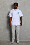 Men's Printed T-Shirt Short Sleeve Crew Neck Regular Fit Comfortable Fit Casual T-Shirt - White - 2
