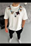 Men's Printed T-Shirt Short Sleeve Crew Neck Regular Fit Comfortable Fit Casual T-Shirt - Black - 2
