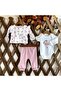 Baby Girl Set - Set of 3 - Floral - 4
