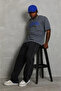 Men's Printed T-Shirt Short Sleeve Crew Neck Regular Fit Comfortable Fit Casual T-Shirt - Smoked - 3