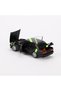1:24 Scale Model Vehicle with Sound and Light, 4 Opening Doors, Opening Hood and Trunk, with Stand, E30 Black - 7