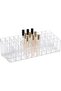 Clear Acrylic Rollerball Perfume Organizer, 44-Space Holder for Lipstick & Makeup Brushes
