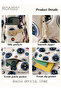 3 Piece Backpack Set In the Same Color Large Capacity Design with Stylish Pattern Print Practical Ba - 3