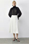 Women's Black High Collar Cape Cut Princess Sleeve Chiffon Blouse 0899 60286017