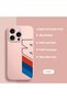 iPhone 16 Pro Compatible Phone Case with Velvet Camera Protections Inside, Soft Silicone Bmw Pattern - 2