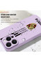 iPhone 16 Pro Max Compatible Soft Silicone Phone Case with Velvet Camera Protections Porsche Pattern - 7