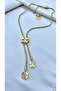 Yonca Çelik Kolye Gold(316L) - 4