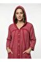 Plus Size Hooded Cotton Shirt - 3