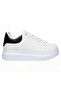 Jgp White Black Lace-Up Women's Sneakers