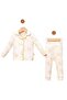 Bbc Yellow Luxury Snap Fastener Girl Baby Pajama Set