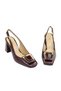 Genuine Patent Leather Leather Buckled Shoes S25 Bordo Rugan (Burgundy Patent Leather) - 4