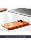 IPhone 17 Pro Max Case Super Shield Clear Black Magnetic Safe | Orange - 2