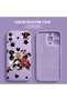 iPhone 11 Compatible Soft Silicone Phone Case with Velvet Camera Protections Inside, Mickey Pattern - 3