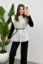 Women's Ice Gray Belt Pack Melton Vest - 5