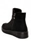 Dvm Suede Black Zippered Women's Winter Boots Nsb518 - 2