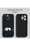 iPhone 14 Pro Compatible Soft Silicone Phone Case with Velvet Camera Protections, Panda Pattern - 3