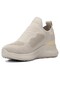 Frs Beige Women's Knitwear Laceless Sports Shoes - 3