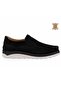 Black Nubuck Genuine Leather Men's Casual Shoes
