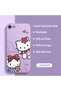iPhone Se 2020 Compatible Soft Silicone Phone Case with Velvet Camera Protections Kitty Pattern - 2