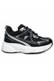 Flt Black White Mesh Women's Sneaker Sports Shoes - 4