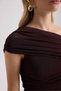 Liraya Asymmetrical Brown Long Dress - 7