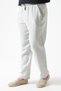 Men's Stone Waist Tie-Detail Baggy Muslin Trousers - 4