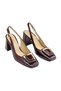Genuine Patent Leather Leather Buckled Shoes S25 Bordo Rugan (Burgundy Patent Leather) - 2