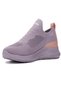 Frs Lilac Women's Knitwear Laceless Sports Shoes - 3