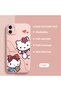 iPhone 11 Compatible Soft Silicone Phone Case with Velvet Camera Protections Kitty Pattern - 2