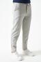 Men's 739-Grey Domestic Technical Srn42 Fabric Trousers with Half Elastic Waist and Zipper - 6