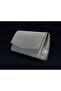 Crystal White Women's Evening Dress Clutch Bag and Chain Shoulder Strap Shoulder Bag -