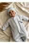 Premature Baby Boy Tiny Dinosaur Embroidered Romper and Hat