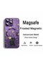 iPhone 11 Compatible Cat Pattern Transparent Magsafe Wireless Soft Silicone Phone Case - 3